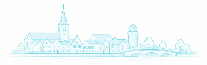 Stadtsilhouette Lüneburg